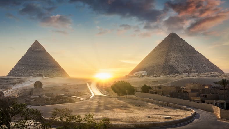 Pyramid depicting the New World Order